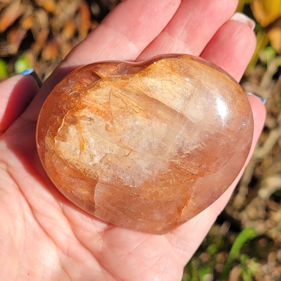 Fire Quartz Crystal Hearts - Picture 3 of 12